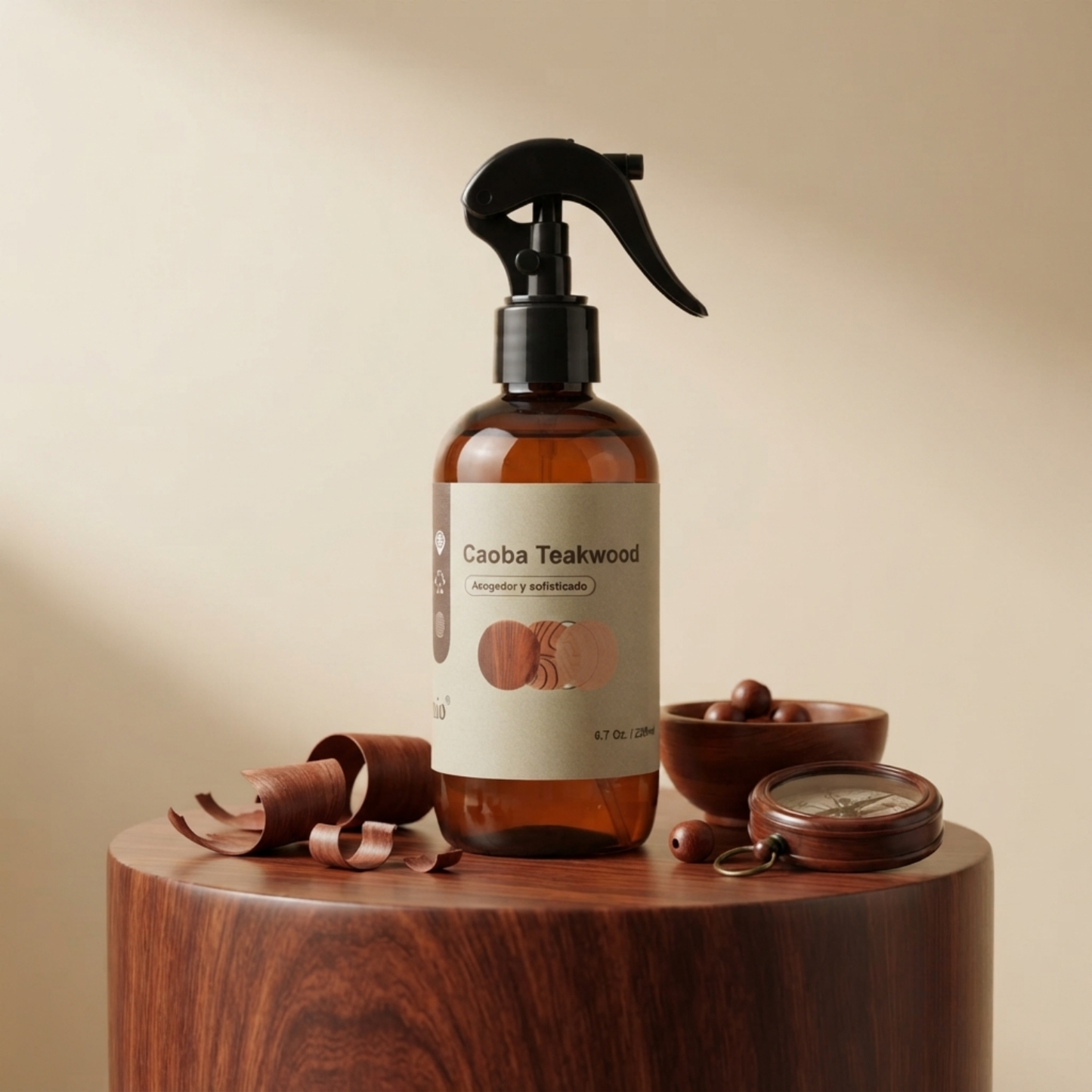 
                  
                    Bruma ambiental Caoba Teakwood - Aromatizante 200ml | NIMBO
                  
                