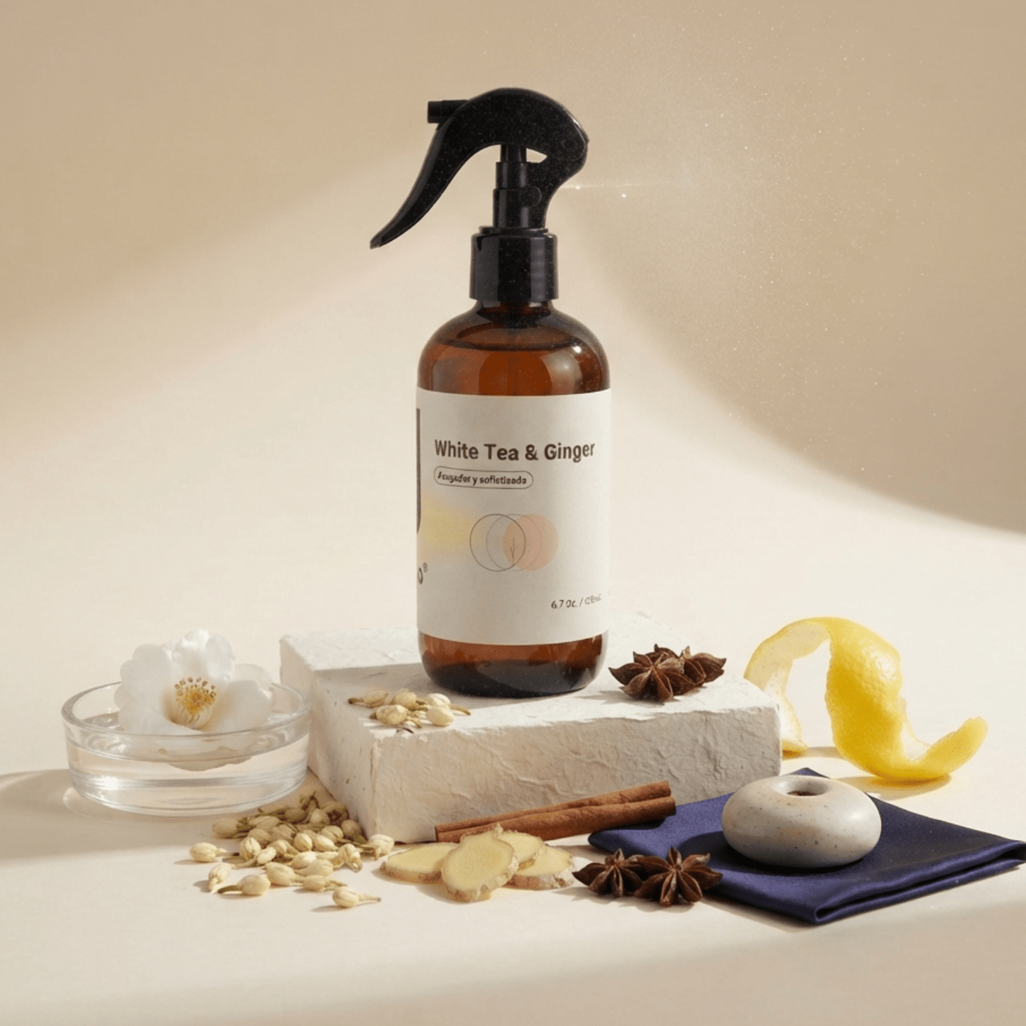 
                  
                    Bruma ambiental White tea & Ginger - Aromatizante 200ml | NIMBO - NIMBO
                  
                