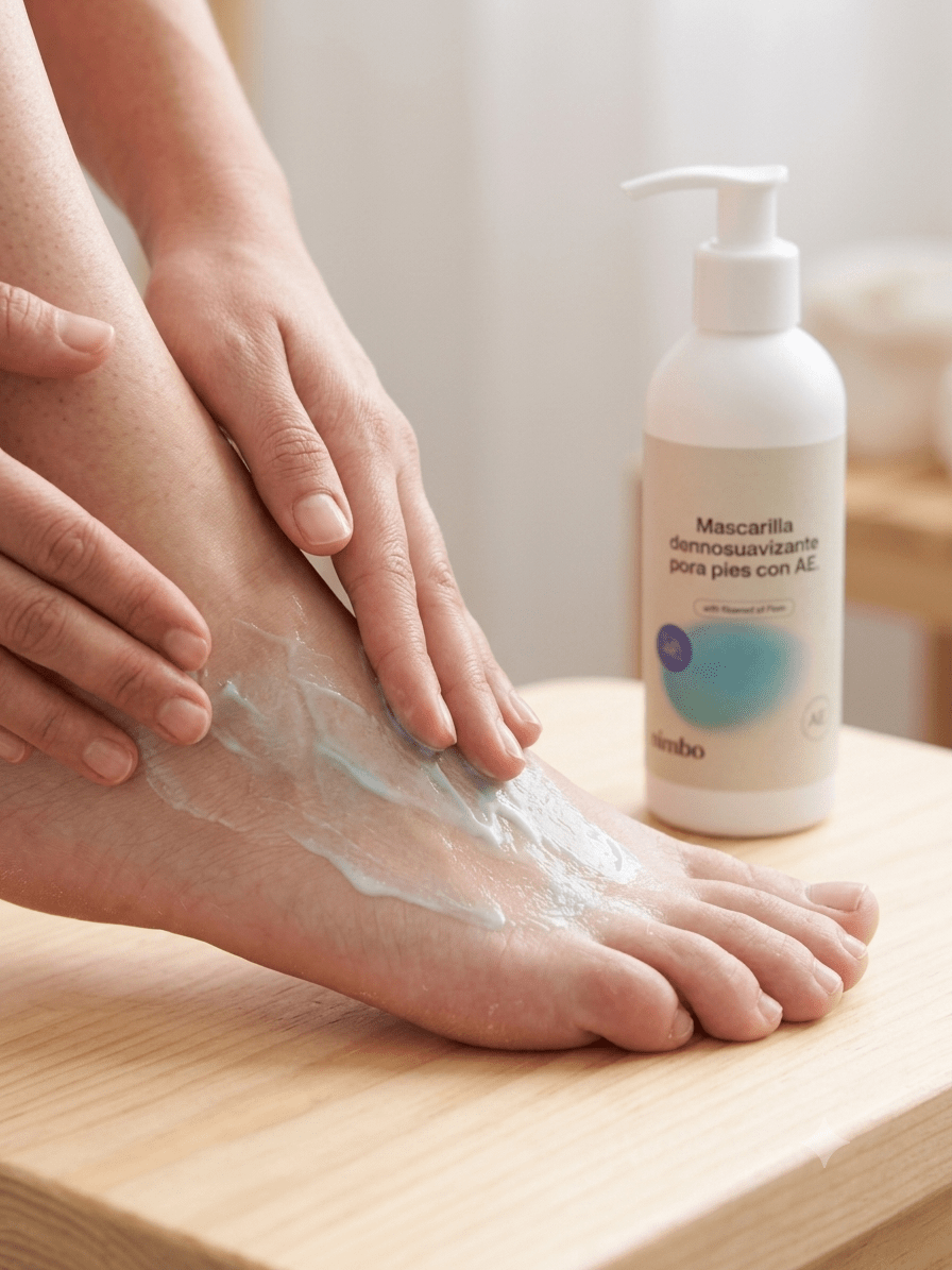 Mascarilla dermosuavizante para pies (Urea y Mentol). - NIMBO