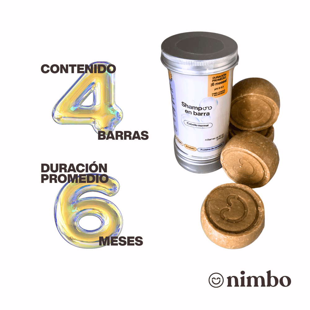 
                  
                    Shampoo sólido 240 g. (4 de 60 g.) - NIMBO
                  
                